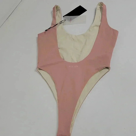 ELLE REVE Peace Bodysuit - Mauve/Light Nude - Picture 7 of 15